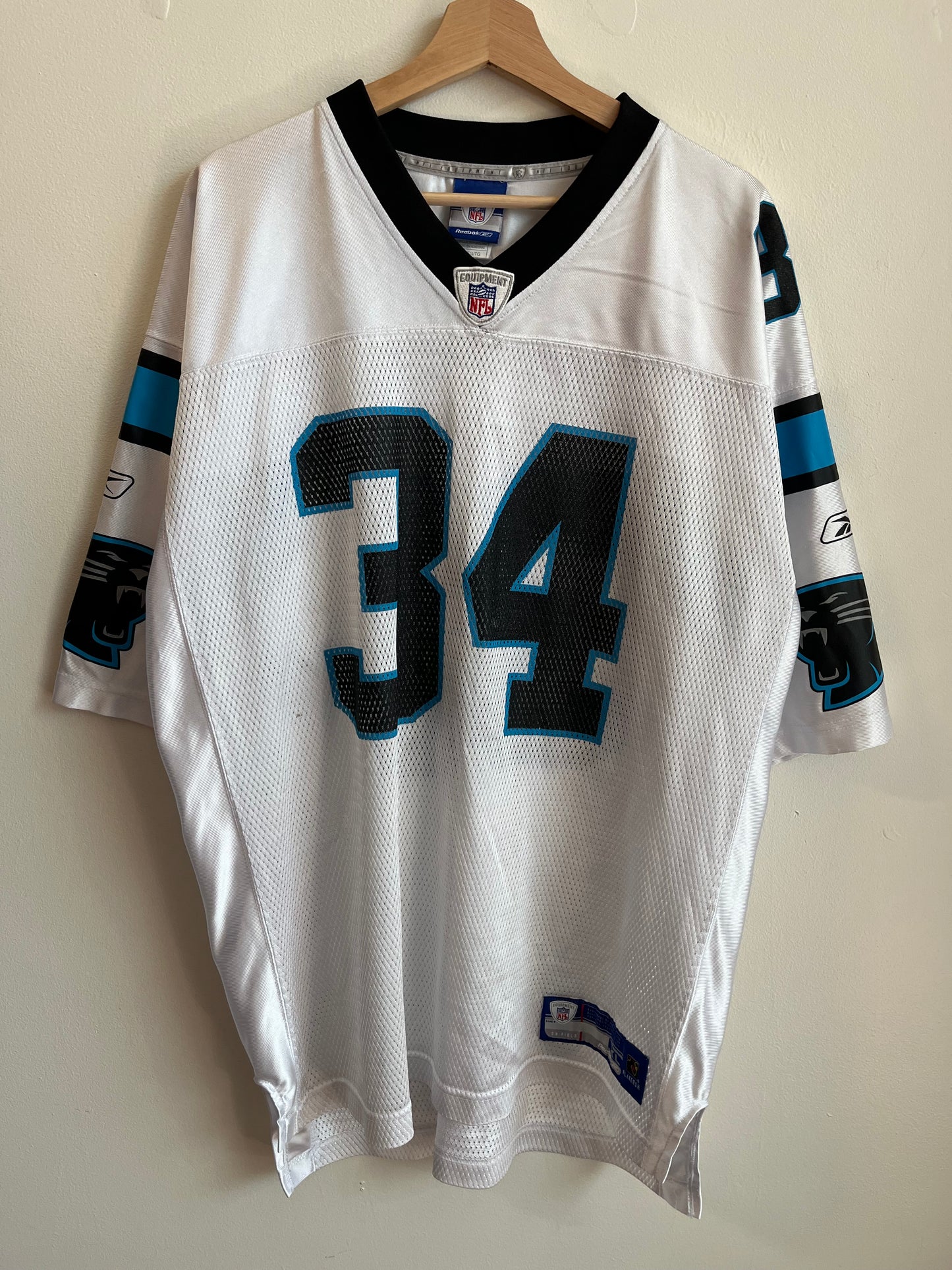 2010s Carolina Panthers DeAngelo Williams Reebok Away Jersey (XL)