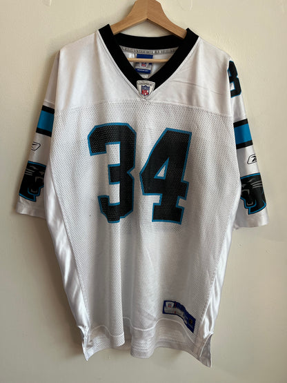 2010s Carolina Panthers DeAngelo Williams Reebok Away Jersey (XL)