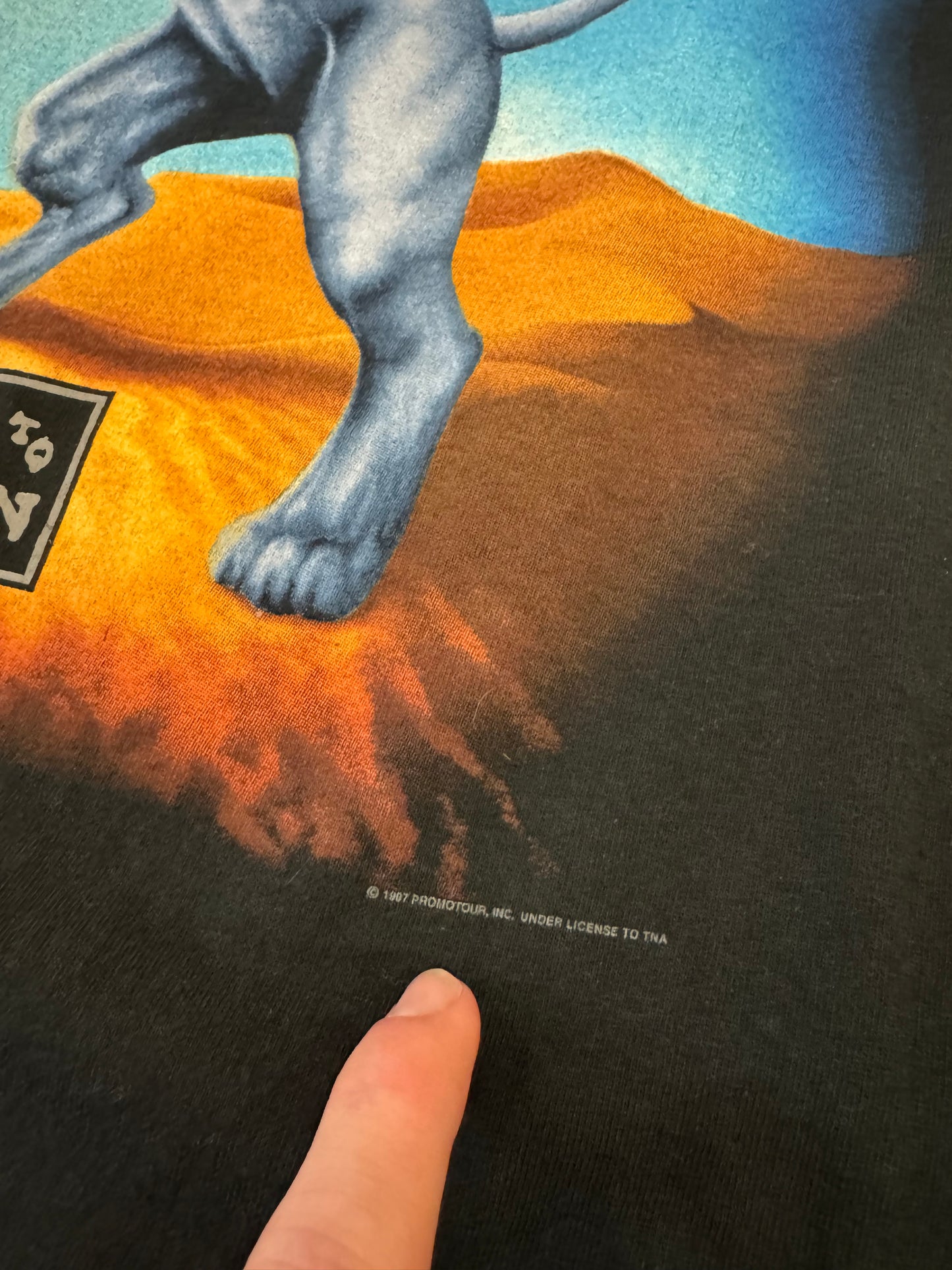 1997-98 The Rolling Stones "Bridges to Babylon" Rock Band Music Tour Tee (XXL)