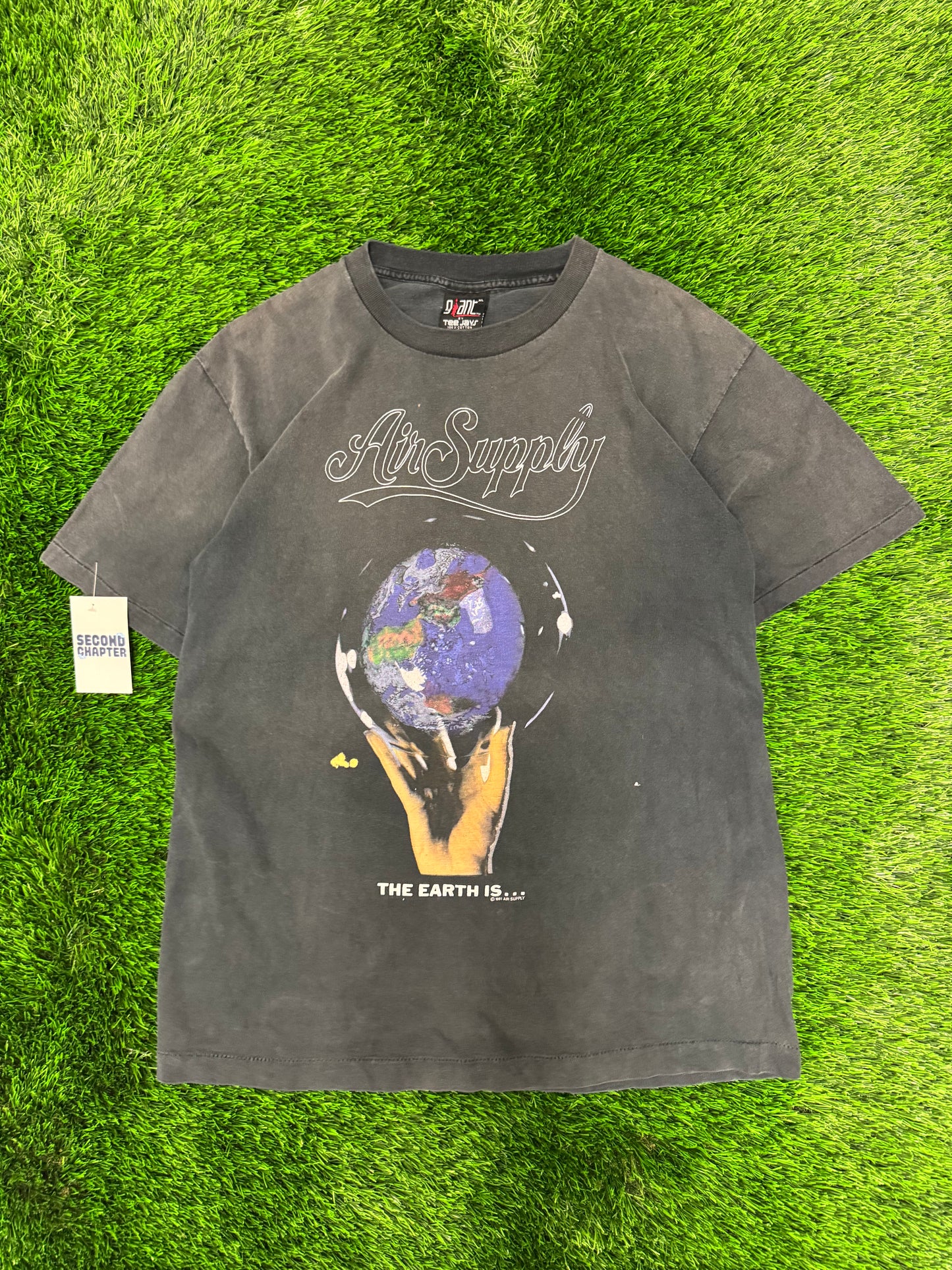 1991 Air Supply "The Earth Is..." Vintage Band Music Tee (XL)