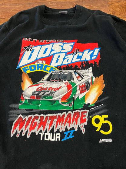 1995 John Force NHRA Racing Tee (XL)