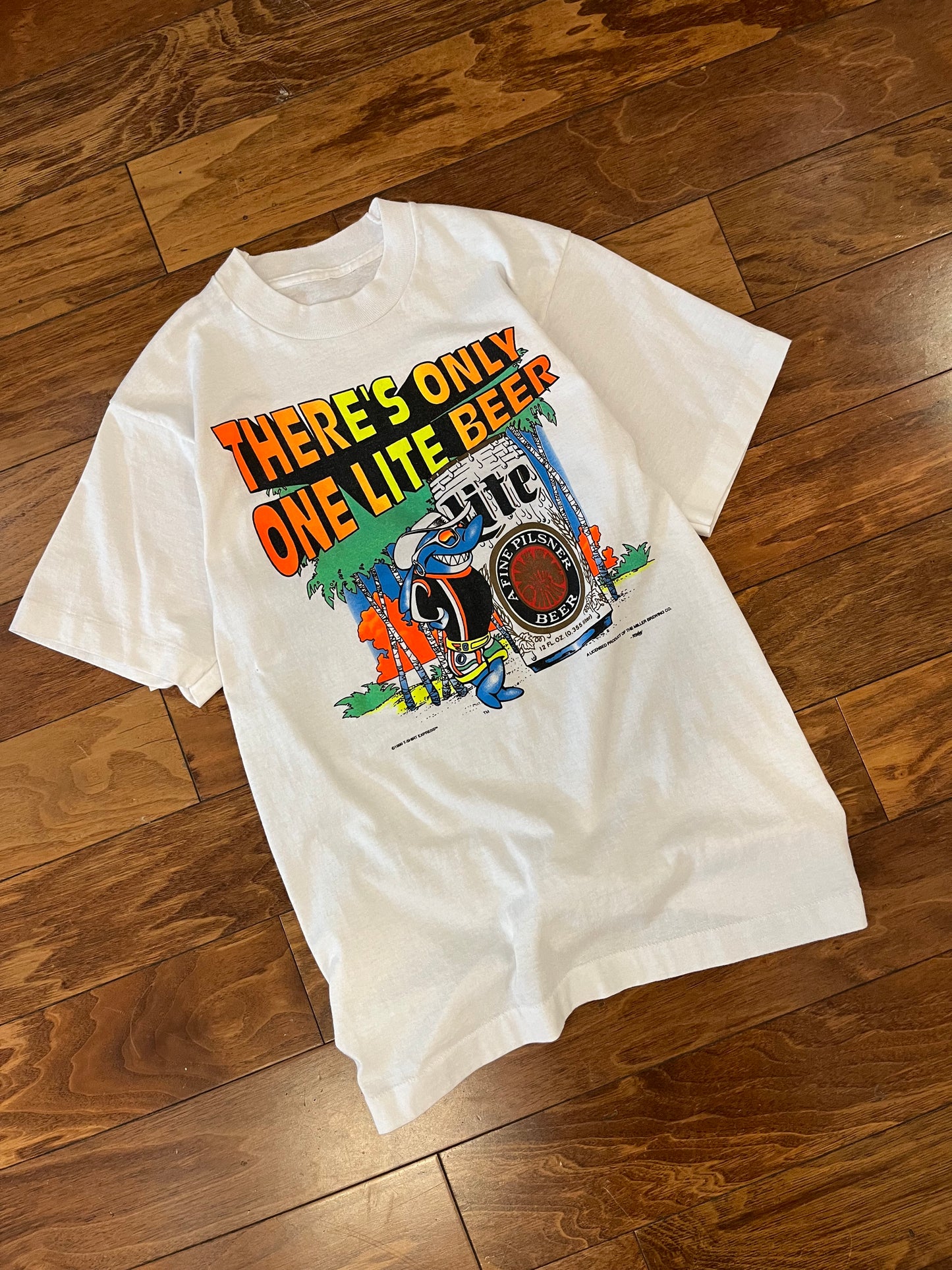1990 Miller Lite "There's Only One Lite Beer" Promo Tee (S)