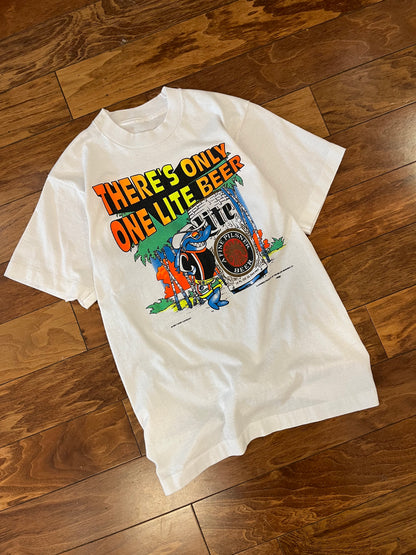 1990 Miller Lite "There's Only One Lite Beer" Promo Tee (S)