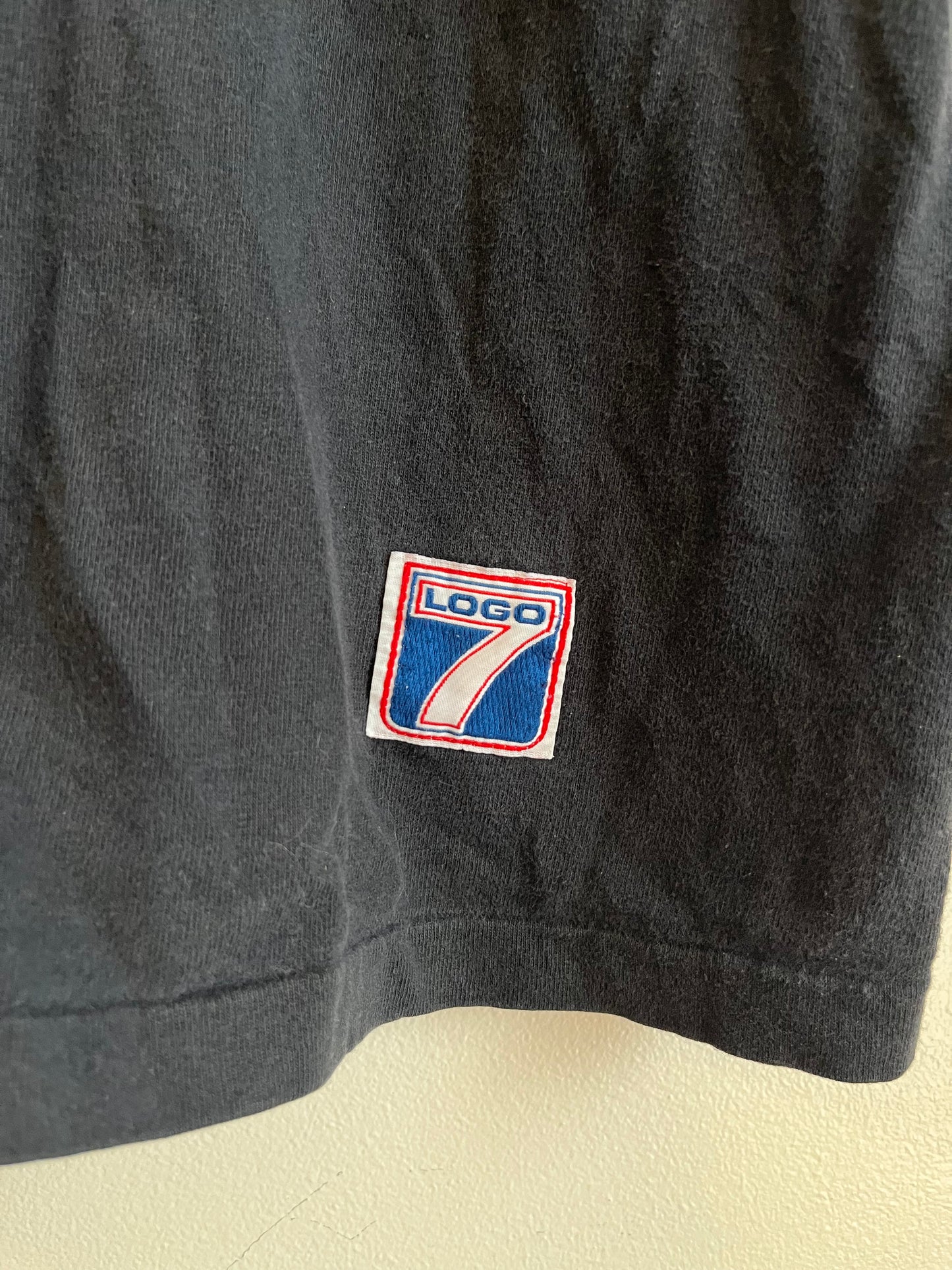 90s Charlotte Hornets Logo 7 Tee (L)