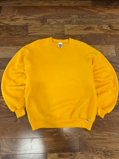00s Russell Athletics Gold Essential Vintage Crewneck (L)
