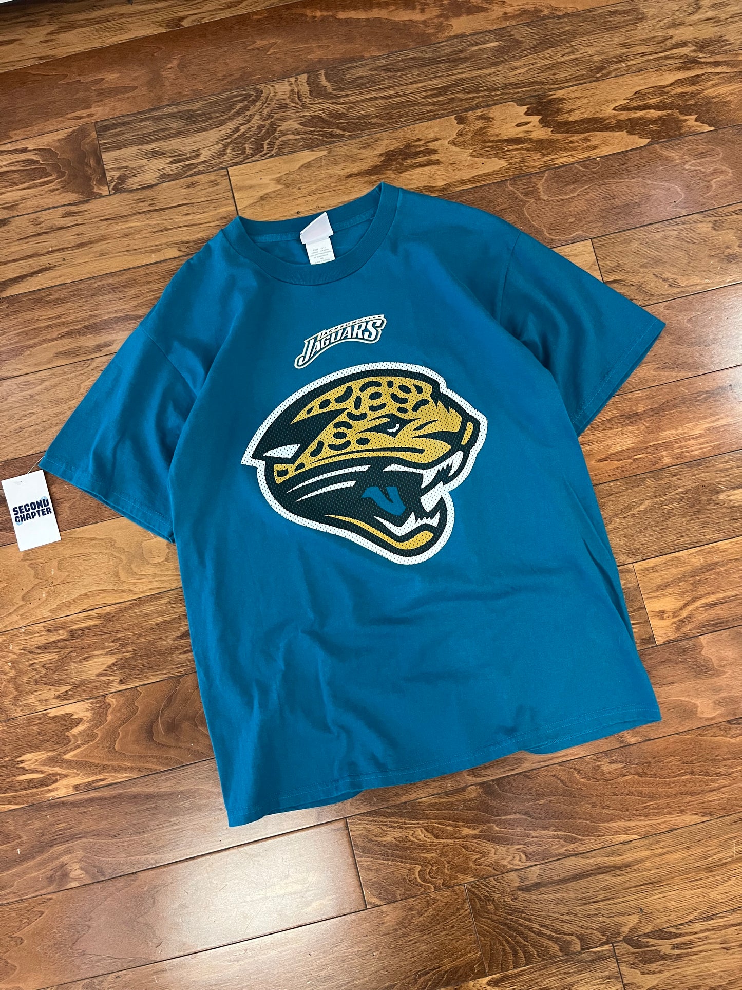 2002 Jacksonville Jaguars NFL Logo Tee (L)