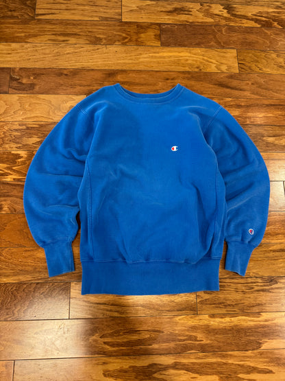 90s Champion Blue Reverse Weave Vintage Crewneck (L)