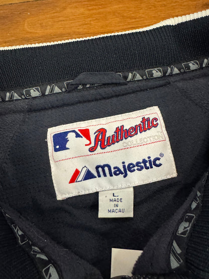 00s New York Yankees Majestic Spell Out Jacket (L)