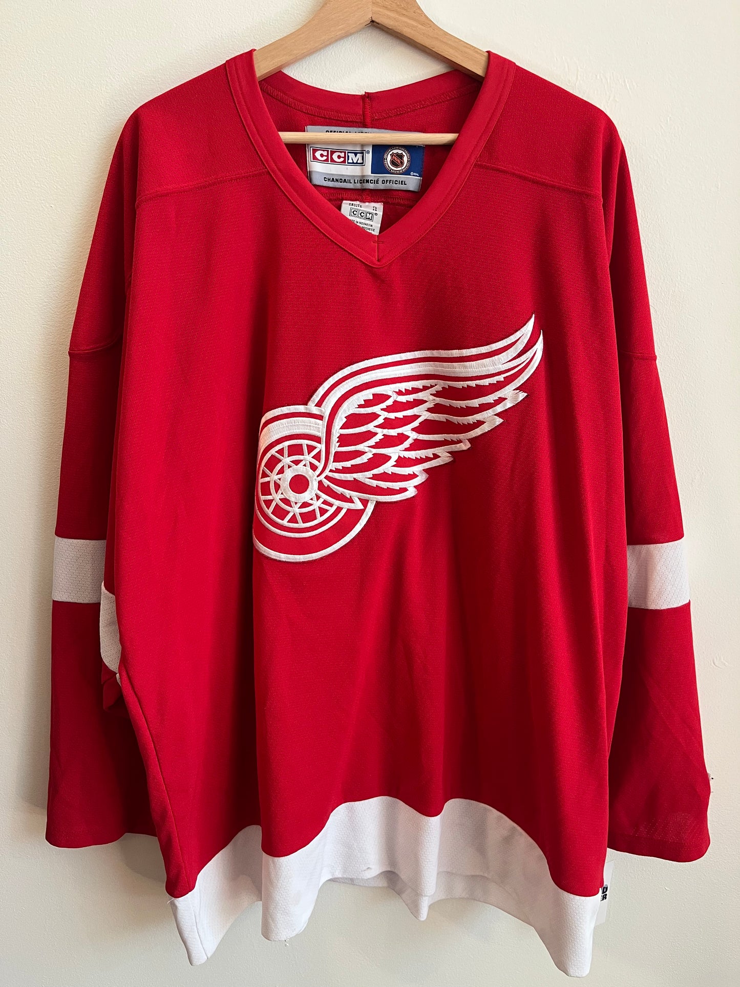 90s Detroit Red Wings CCM Hockey Jersey (XL)