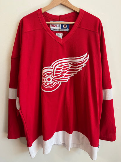 90s Detroit Red Wings CCM Hockey Jersey (XL)
