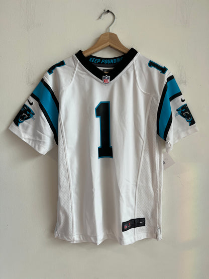 2012 Carolina Panthers Cam Newton Nike Away Jersey (Youth L)