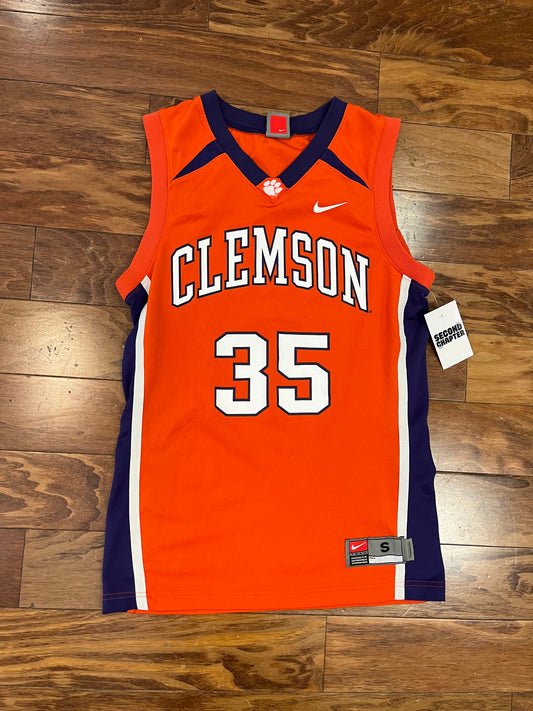 00s Clemson Basketball #35 Nike Jersey (S)