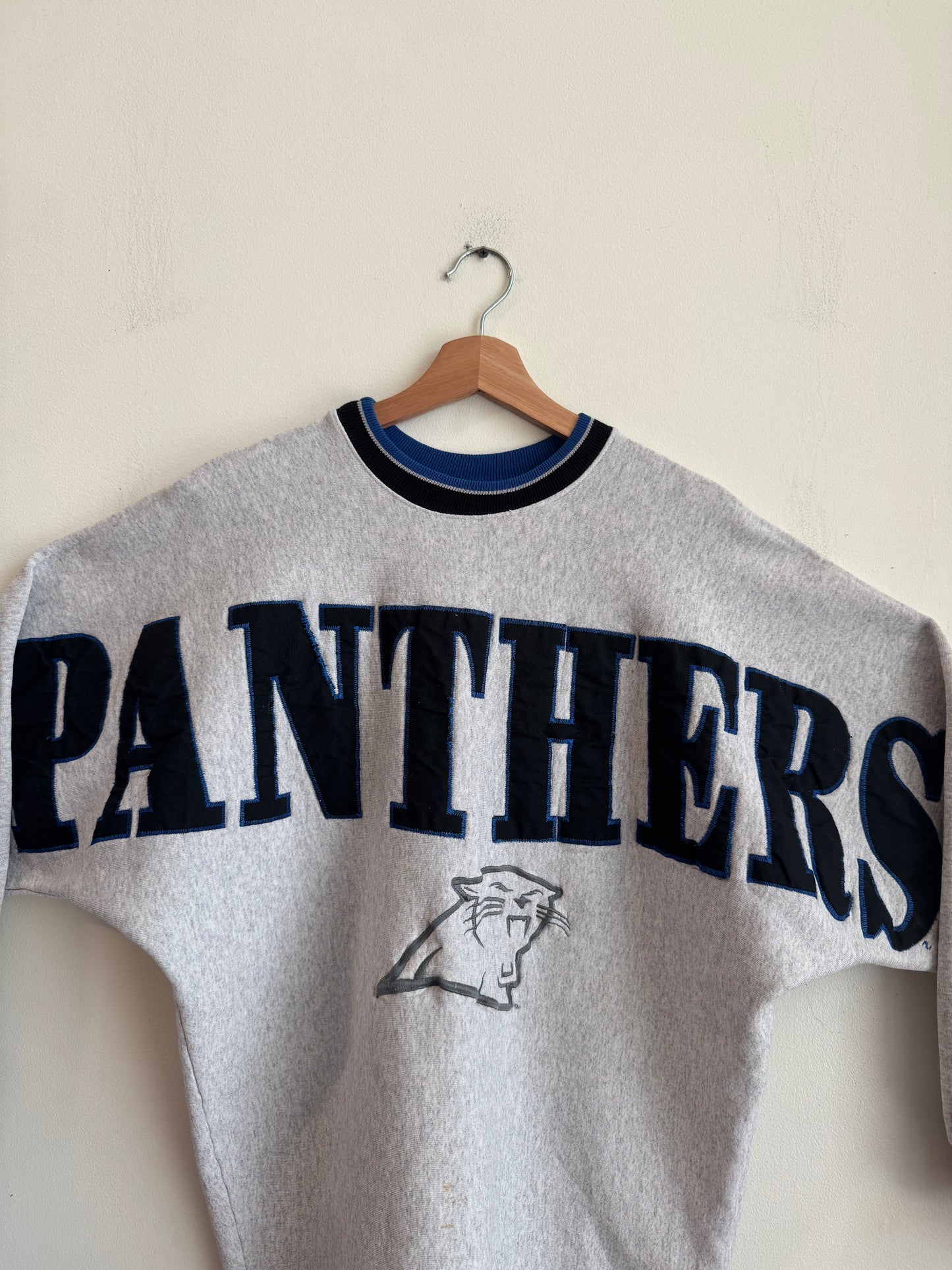 90s Carolina Panthers Legends Sleeve to Sleeve Spell Out Crewneck (XL)