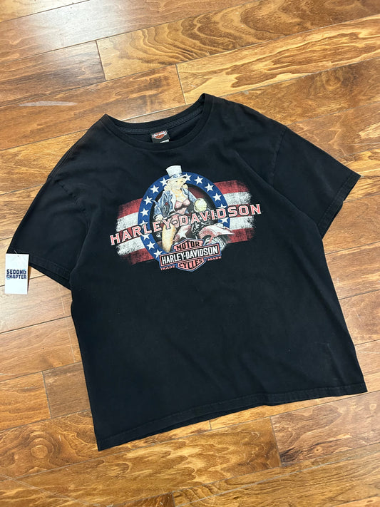2014 Harley Davidson USA Pinup Girl Tee (XL)