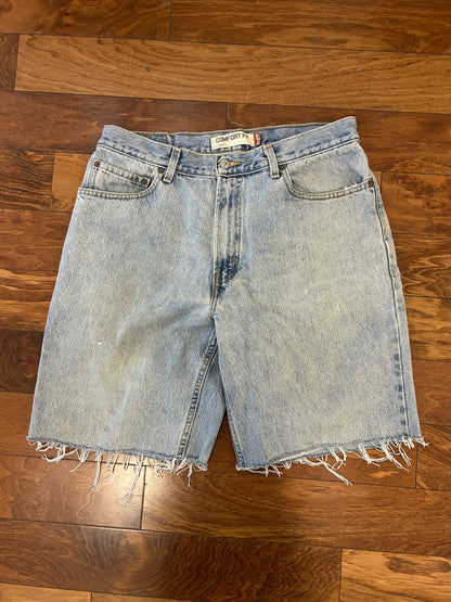 2005 Levi's 560 Blue Jean Shorts (34)