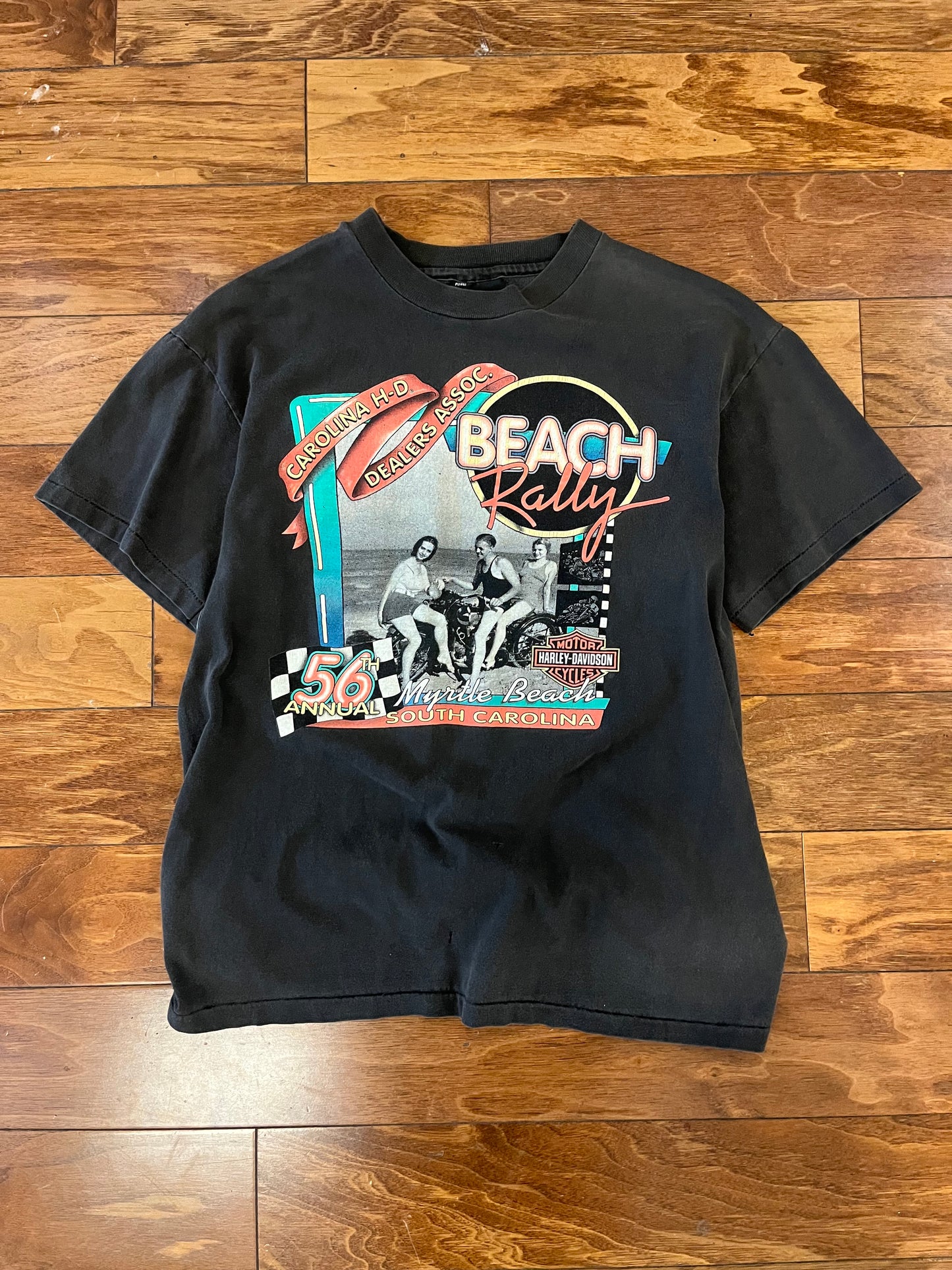 1998 Harley Davidson 56th Beach Rally Tee (M)