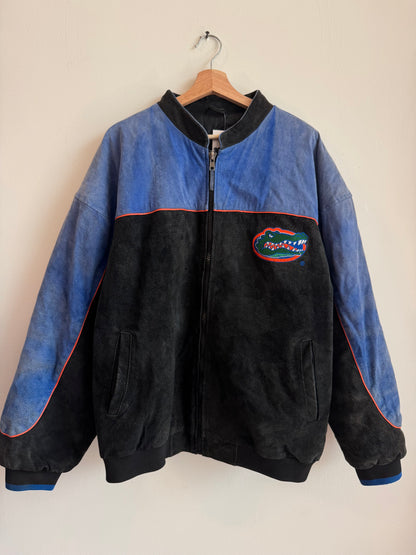 00s Florida Gators Faded Suede Jacket (XL)