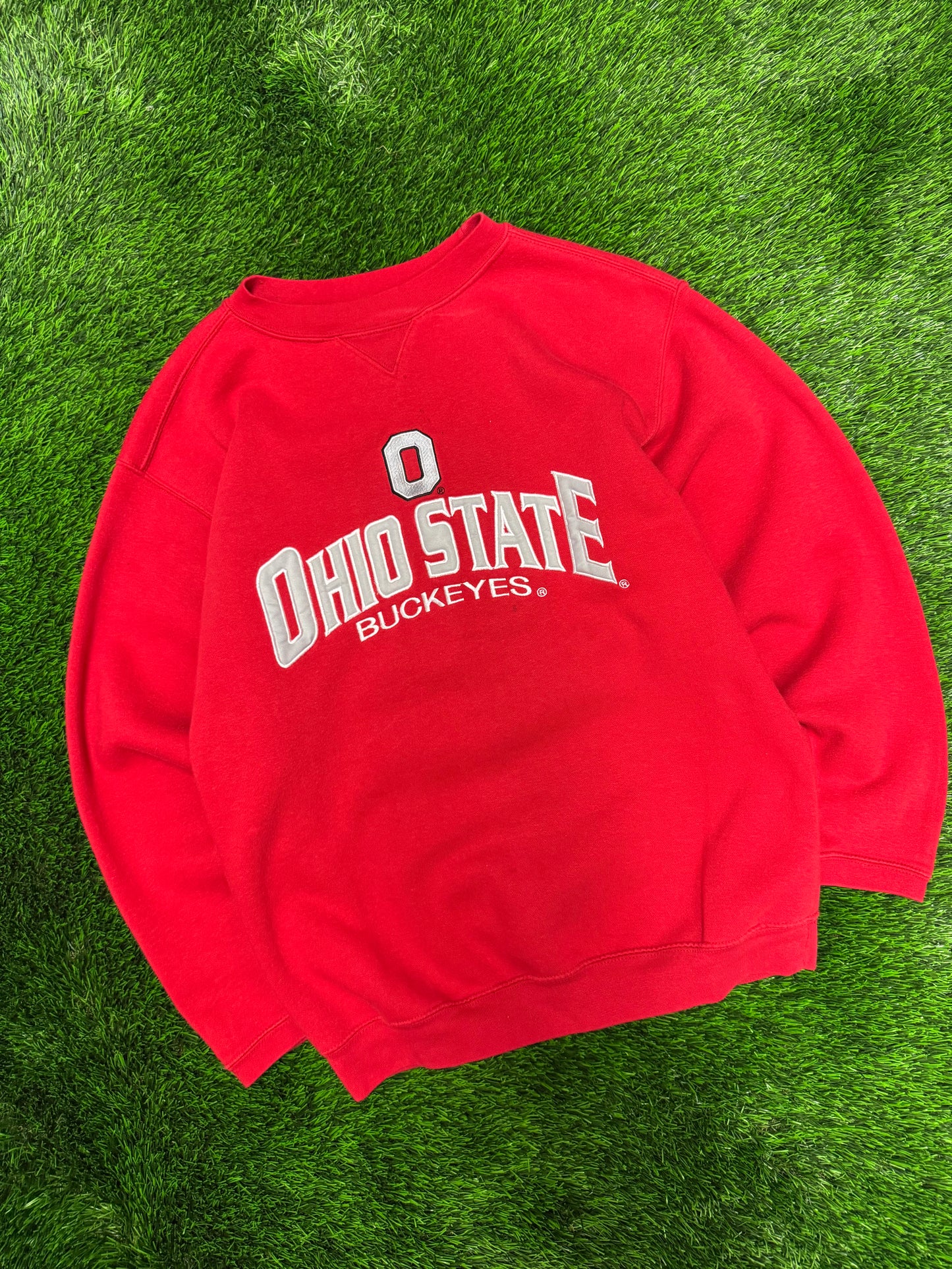00s Ohio State University Buckeyes Varsity Athletic Vintage Crewneck (M)