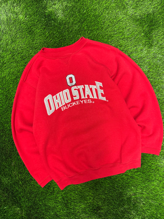 00s Ohio State University Buckeyes Varsity Athletic Vintage Crewneck (M)