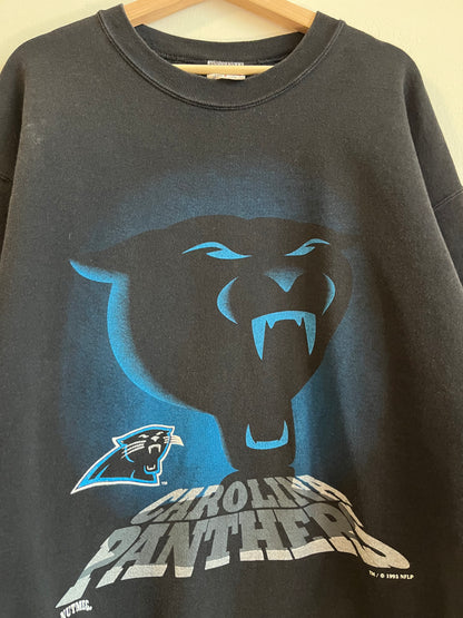 1993 Carolina Panthers Nutmeg Shadow Crewneck (L)