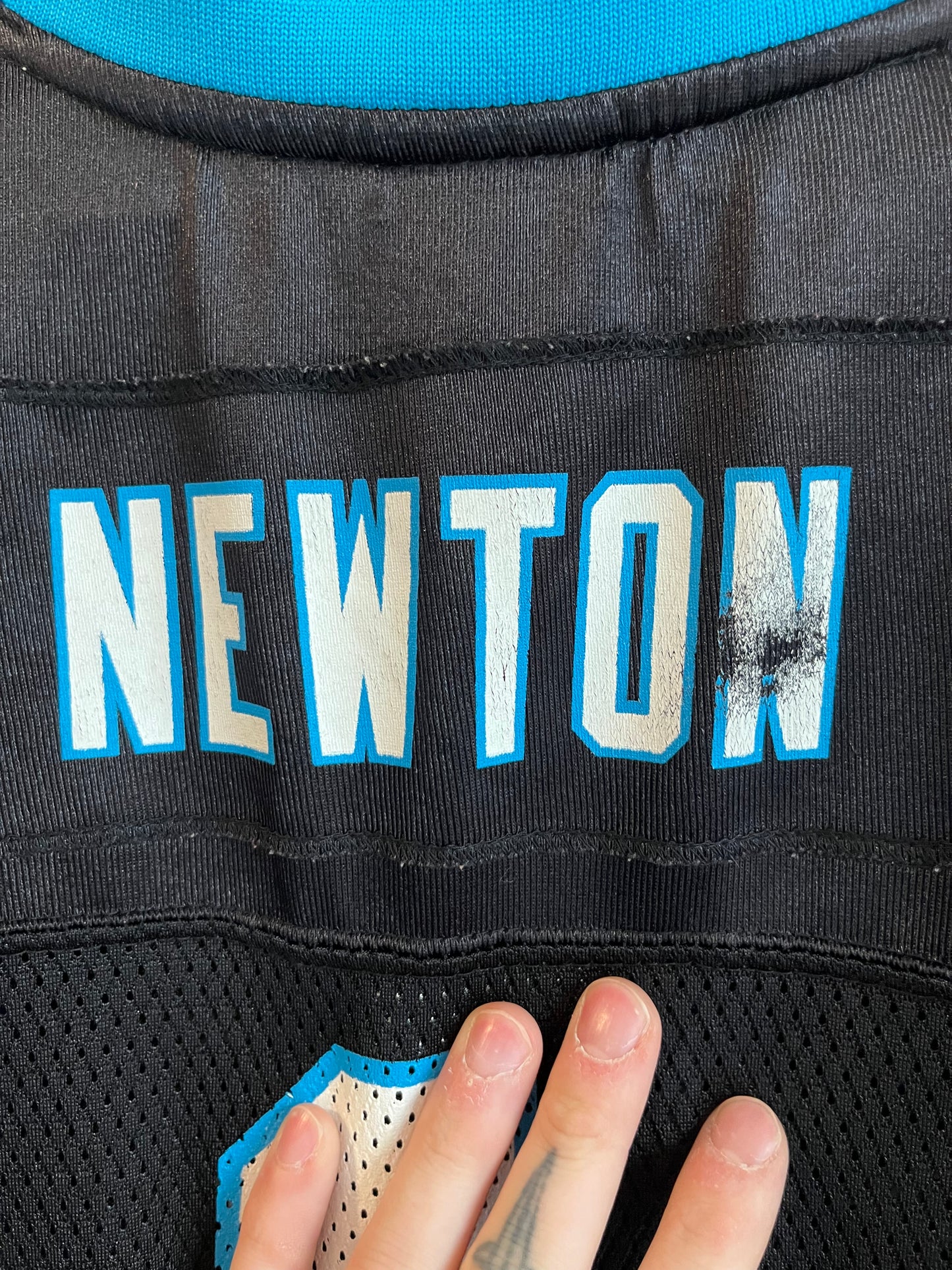 2010s Carolina Panthers Cam Newton Reebok Rookie Jersey (Youth L)