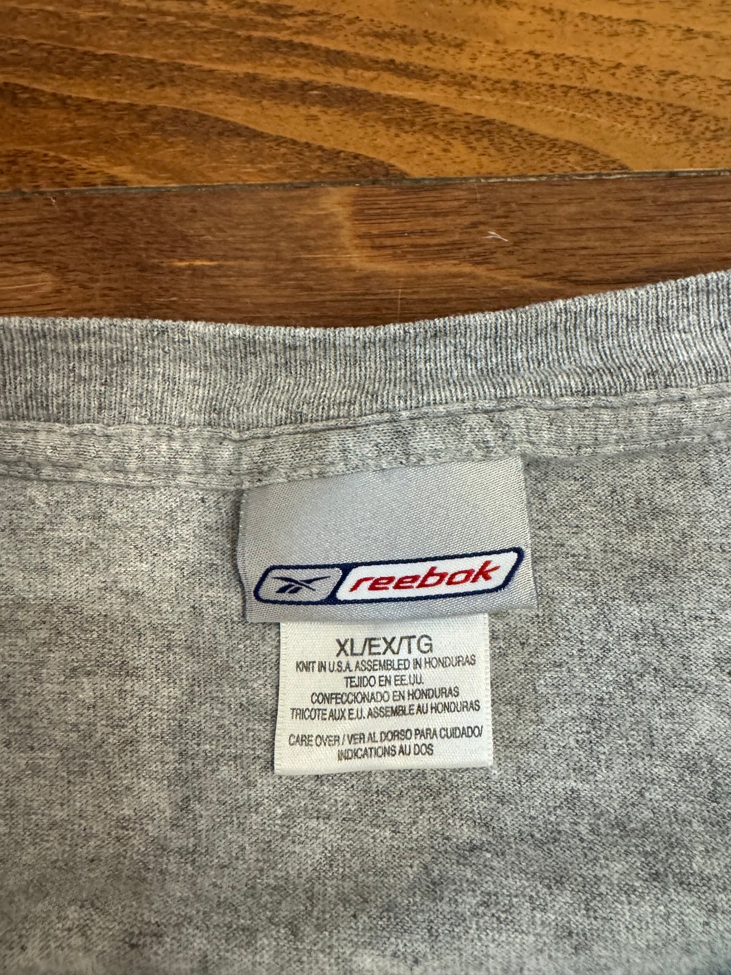 00s Chicago Bears Spell Out Reebok Long-Sleeve Shirt (XL)