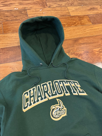00s UNCC Spell Out Champion Hoodie (L)