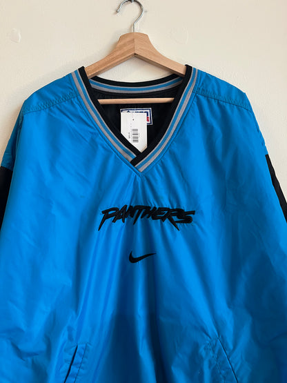90s Carolina Panthers Nike Center Swoosh Reversible Windbreaker (XXL)