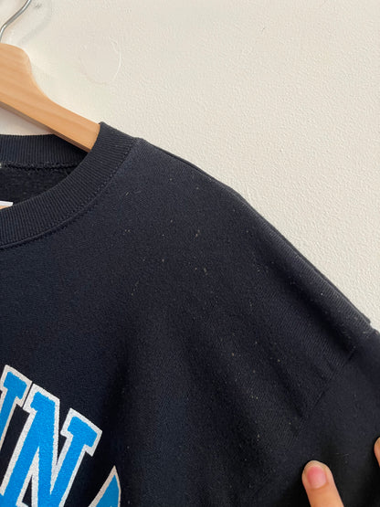 1993 Carolina Panthers Spell Out Black Crewneck (L)
