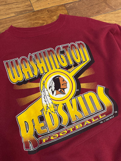 1995 Washington Redskins Vintage Spell Out Crewneck (XXL)