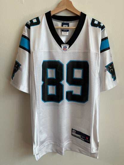 00s Carolina Panthers Steve Smith Reebok NFL Away Jersey (S)