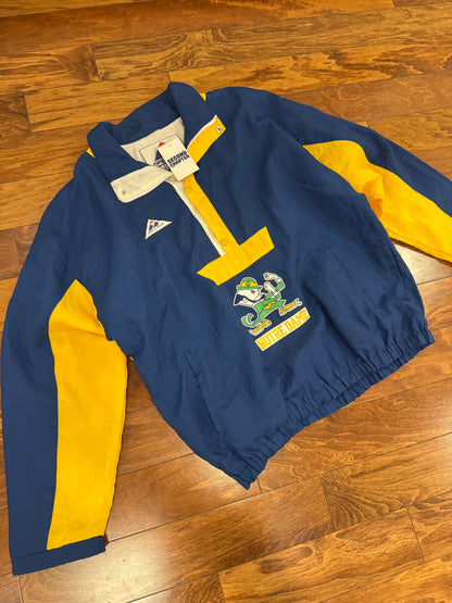 90s Notre Dame Apex Windbreaker Jacket (XL)