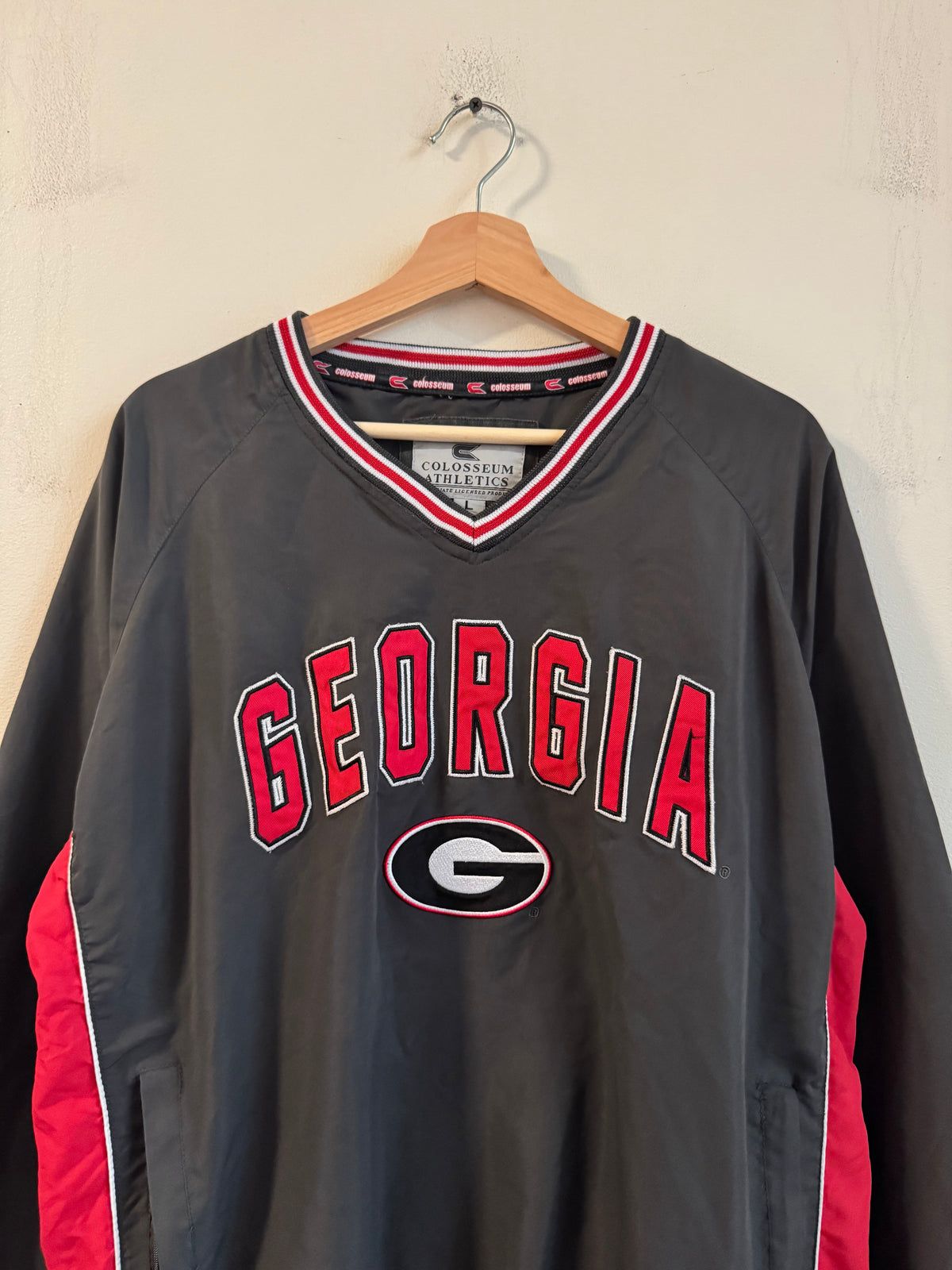 00s University of Georgia Bulldogs Colosseum Windbreaker (L)