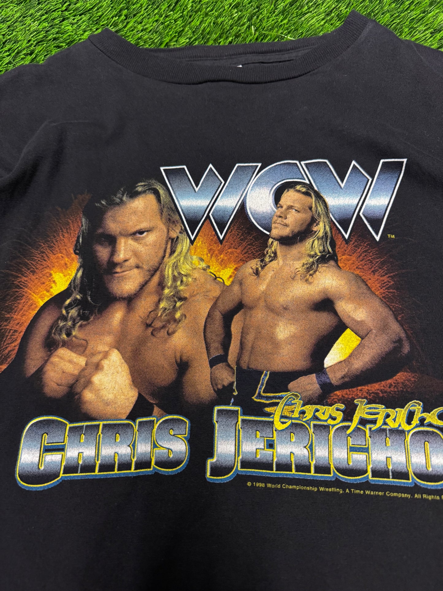 1998 WCW Chris Jericho Starter Vintage World Championship Wrestling Grail Tee (XL)