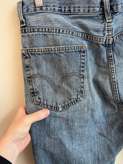 2006 Levi's 505 Distressed Jean Shorts (36)
