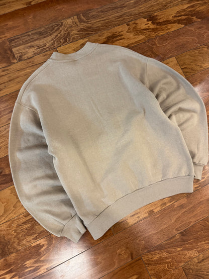 90s New York Yankees Jerzees Tan Essential Crewneck (M)