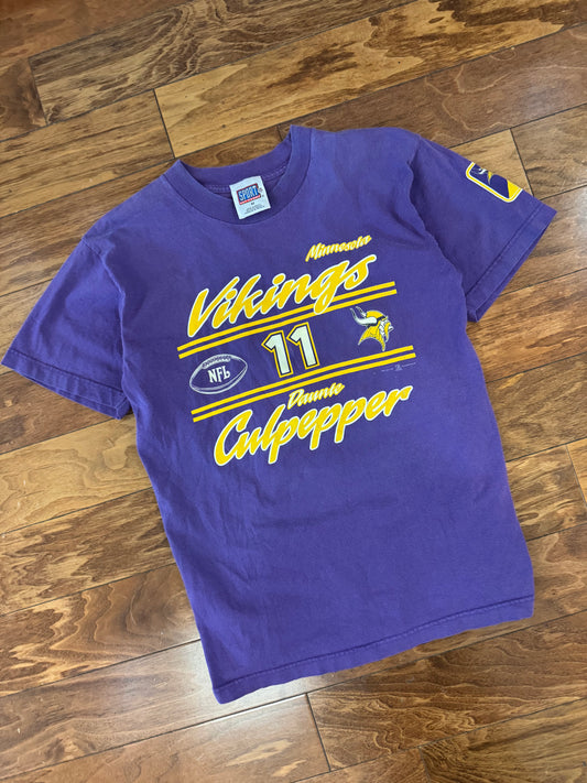 2001 Daunte Culpepper Minnesota Vikings Vintage Tee (M)