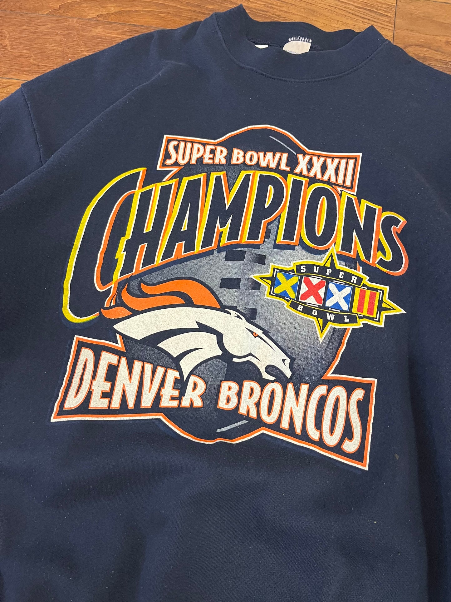 90s Denver Broncos Super Bowl Champions Crewneck (XXL)