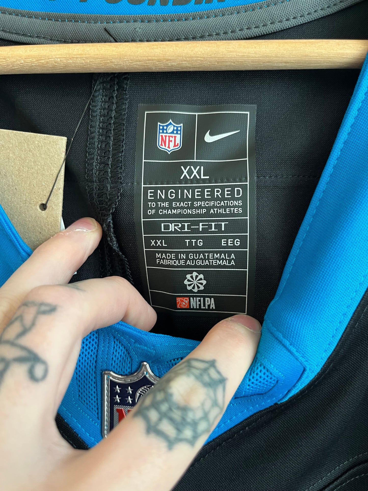 2023 Carolina Panthers Bryce Young Deadstock Nike Vapor F.U.S.E Stitched Jersey (XXL)