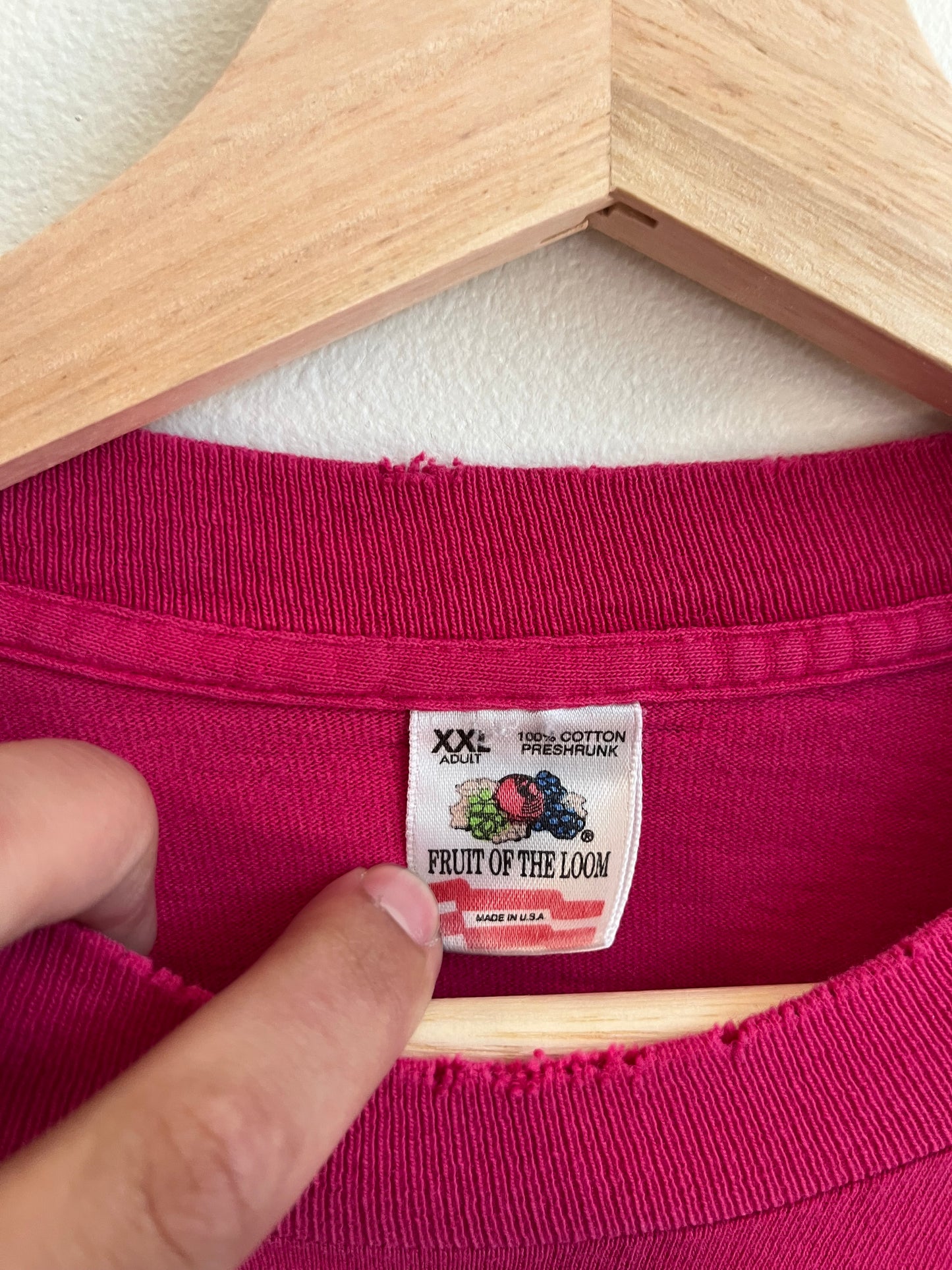 1992 Ben & Jerry's Vermont's Finest Pink Tee (XXL)
