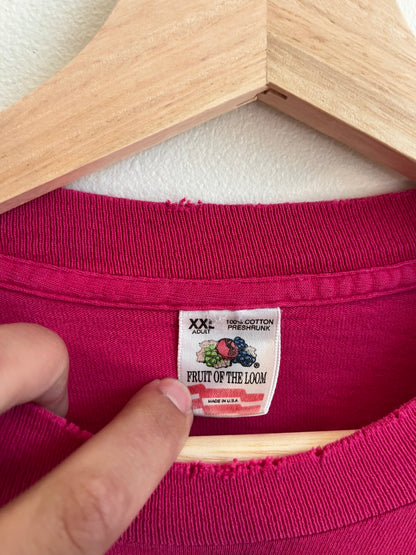 1992 Ben & Jerry's Vermont's Finest Pink Tee (XXL)