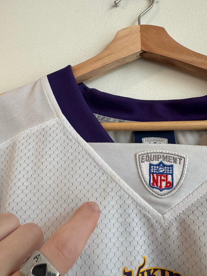 00s Minnesota Vikings Stitched Adrian Peterson Reebok Away Jersey (L)