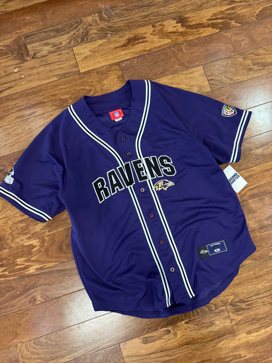 00s Baltimore Ravens Baseball Jersey (XL)