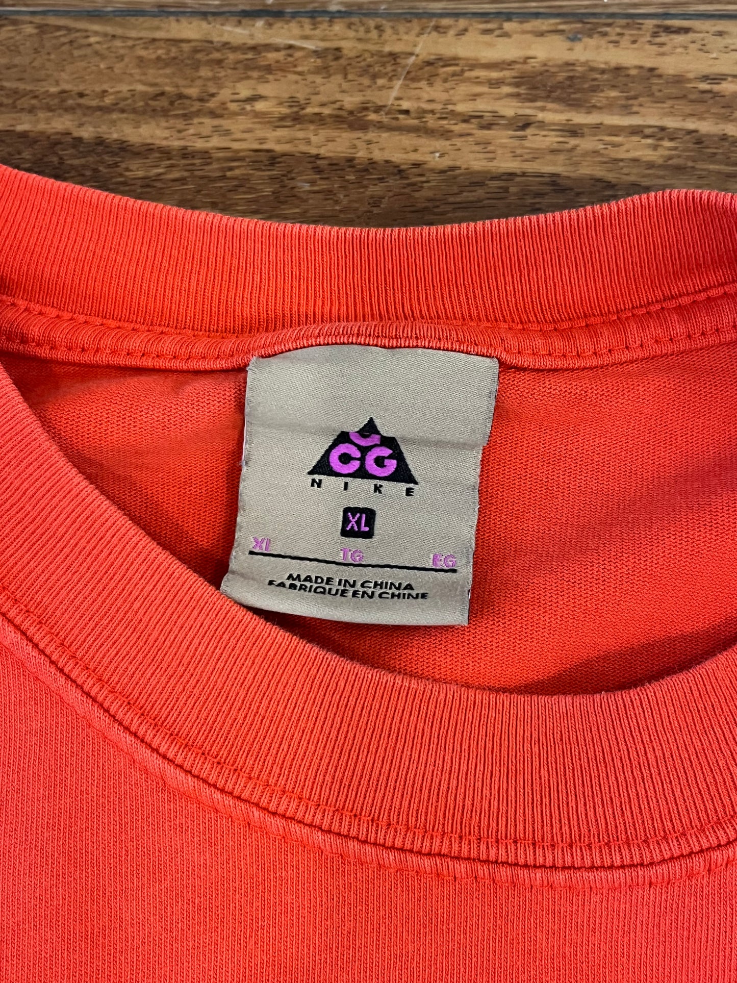 Nike ACG Orange Tee (XL)