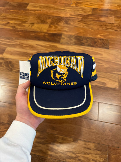 80s Michigan Wolverines Trucker Hat (OS)