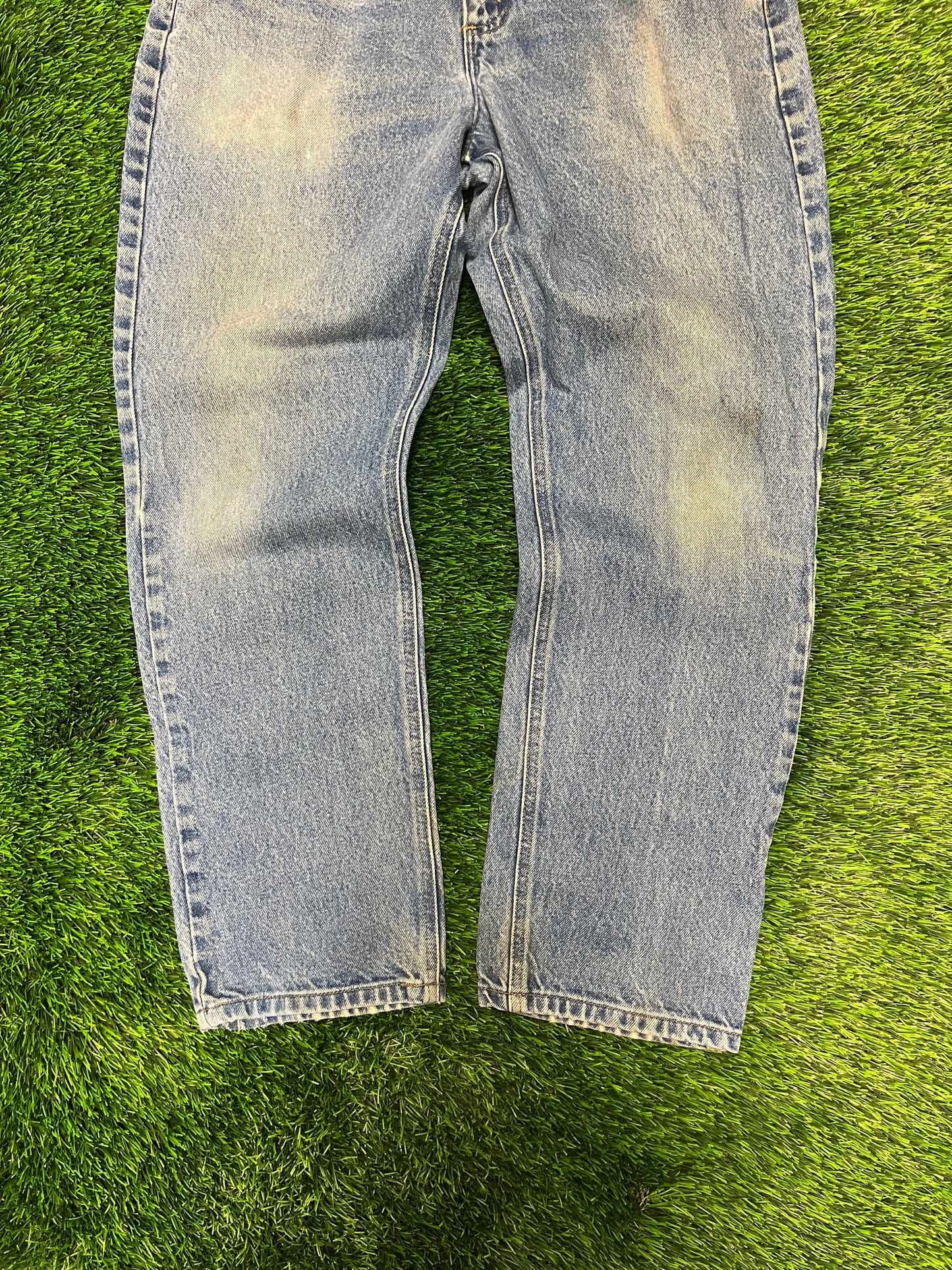 Carhartt Faded Mud Wash Blue Jeans (36 x 30)