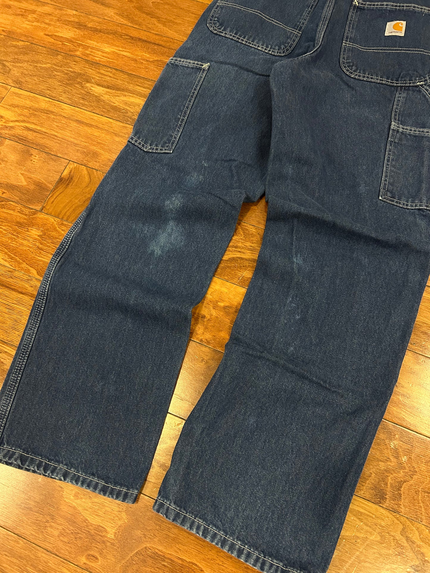 00s Carhartt Dark Wash Carpenter Jeans (30 x 32)