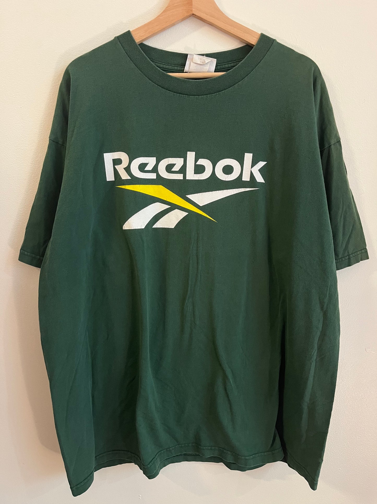 90s Reebok Essential Green Tee (XXL)