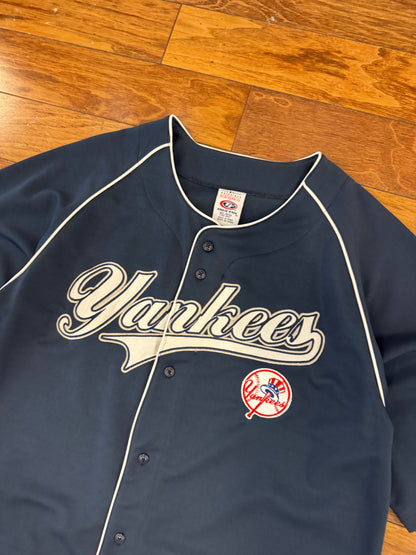 00s New York Yankees True Fan Navy Jersey (XL)