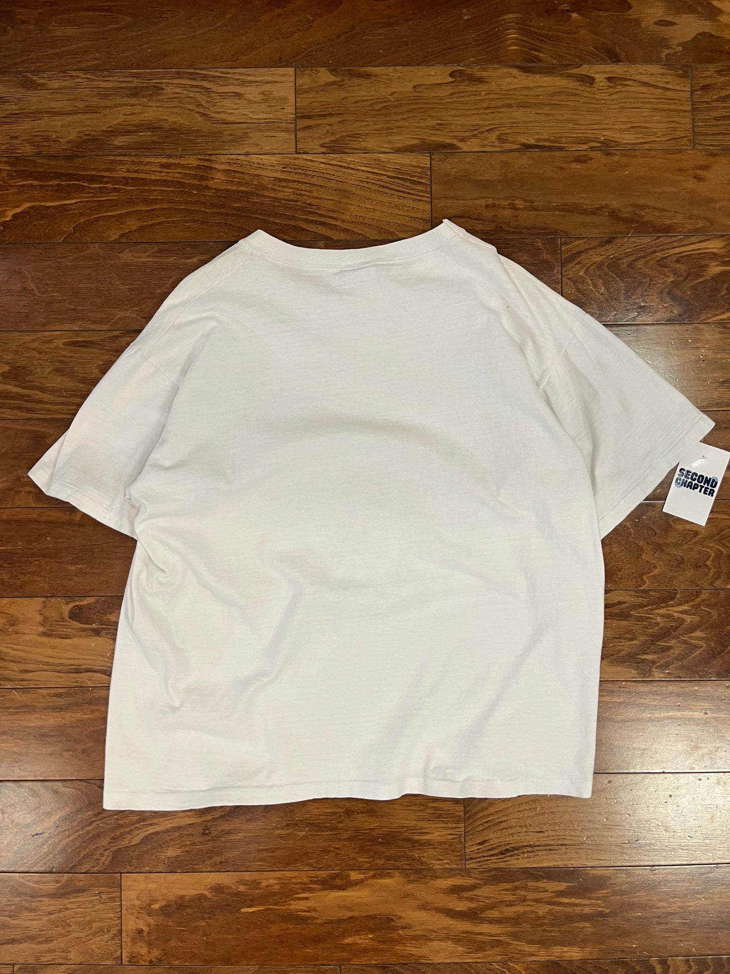 90 Chicago Bulls Hot Stuff Graphic Vintage Tee (XL)